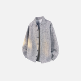 Vertical Striped Hip Hop College Style Jacket