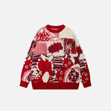Knitted Baby Dragon Graphic Sweater