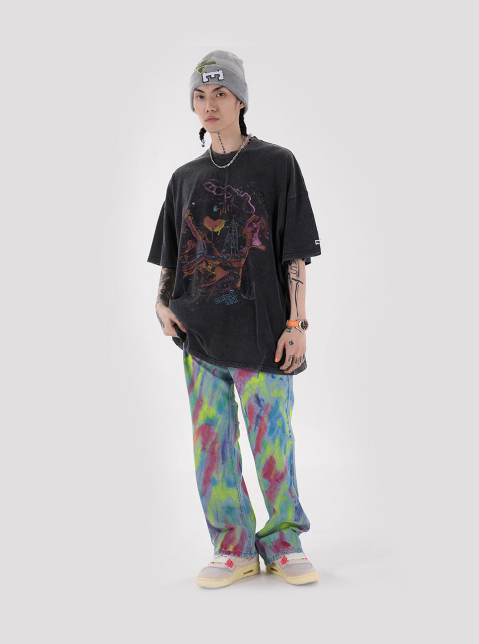 Chaos Oversized Crewneck T-shirt