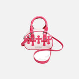 Cross Embroidery Handbag