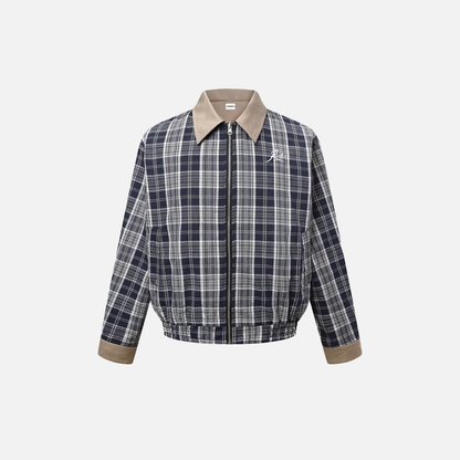 Figure-Flattering Spring Versatile Plaid Jacket