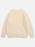 Mink Hair Rabbit Print Sweater