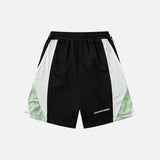 Patchwork Baggy Track Shorts