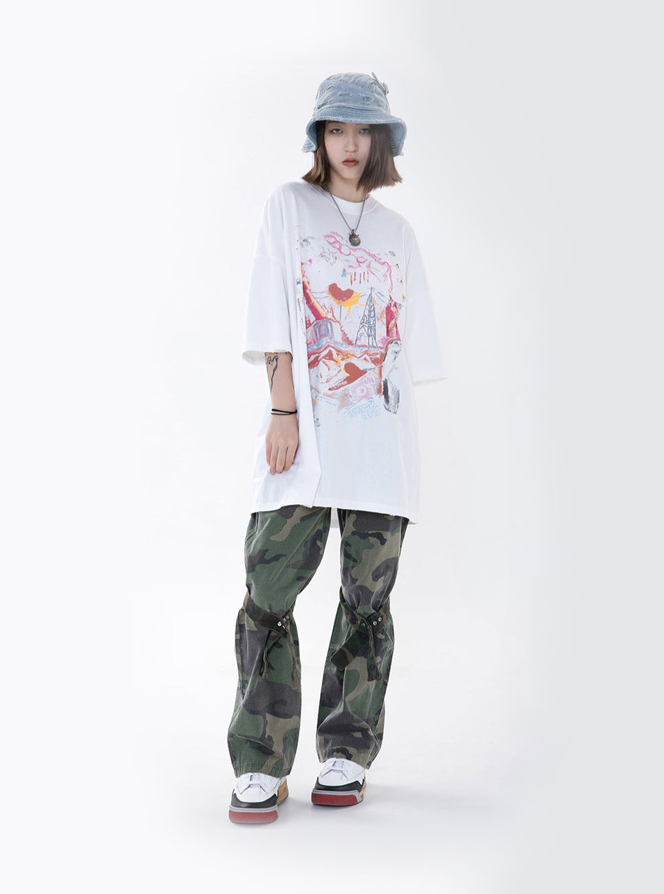 Chaos Oversized Crewneck T-shirt