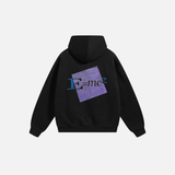 Eyanshtian Formula Graphic Print Hip Hop Hoodie