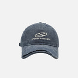 Letter Embroidery Peaked Cap