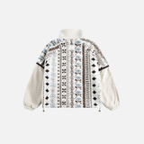 Cozy Oversized Plush Natonal Style Fur Jacket