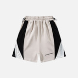 Patchwork Baggy Track Shorts
