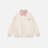 Y2K Butterfly Print Bloom Embroidered Casual Jacket