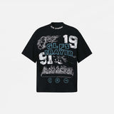 Oversized Graphic Hipster T-Shirt