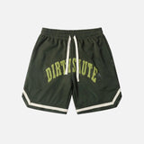 Sports Retro Flocking Shorts