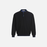Breathable Stylish Loose Fit Button-Up Sweatshirt