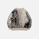 Streetwear Oversized Casual Loose Fit Knit Sweater
