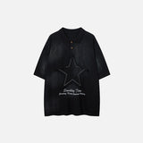 Star Patchwork Polo T-shirt