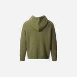 Winter Cozy Retro Jacquard Hooded knitted Sweatshirt