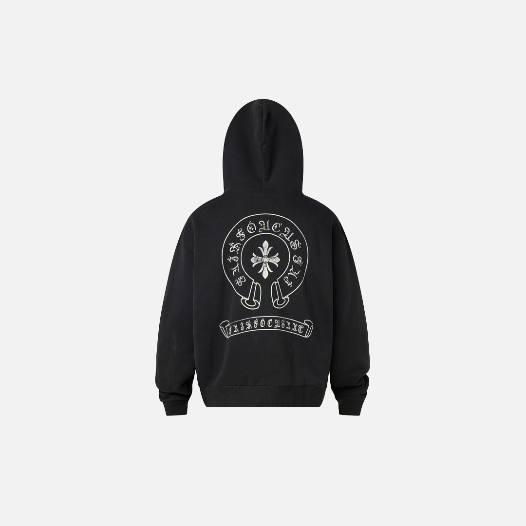Men Gothing Stylish Cross Print Sweatshirt