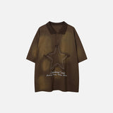 Star Patchwork Polo T-shirt