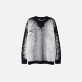 Rivet Gradient Hip Hop Knitted Sweater
