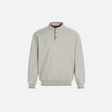 Breathable Stylish Loose Fit Button-Up Sweatshirt