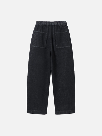 Cozy Y2K Loose Fit Fleece-Lined Jeans
