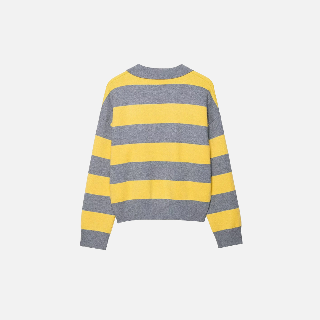 Stylish Lightweight Loose Striped Knit Sweater