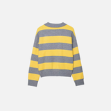 Stylish Lightweight Loose Striped Knit Sweater