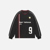 Chic Graphic Print Racing Sports Long Sleeve T-Shirt