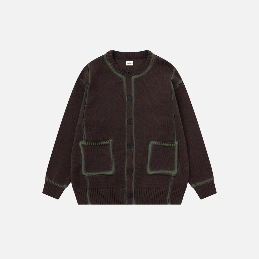 Men Flattering Trendy Oversized Knit Cardigan
