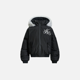 Insulated Fur Hooded Windbreaker Jacket