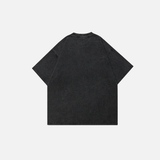 Oversized Japanese Racing Car Graphic T-Shirt