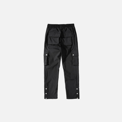 Side Breasted Cargo Pants