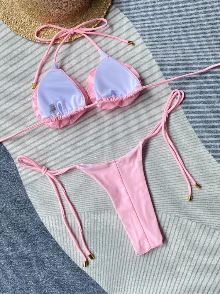 3D Flower Bikini Set