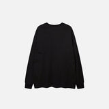 Shadow Graphic Print Gothic Oversized T-Shirt