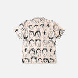 Vintage Faces Print Shirt