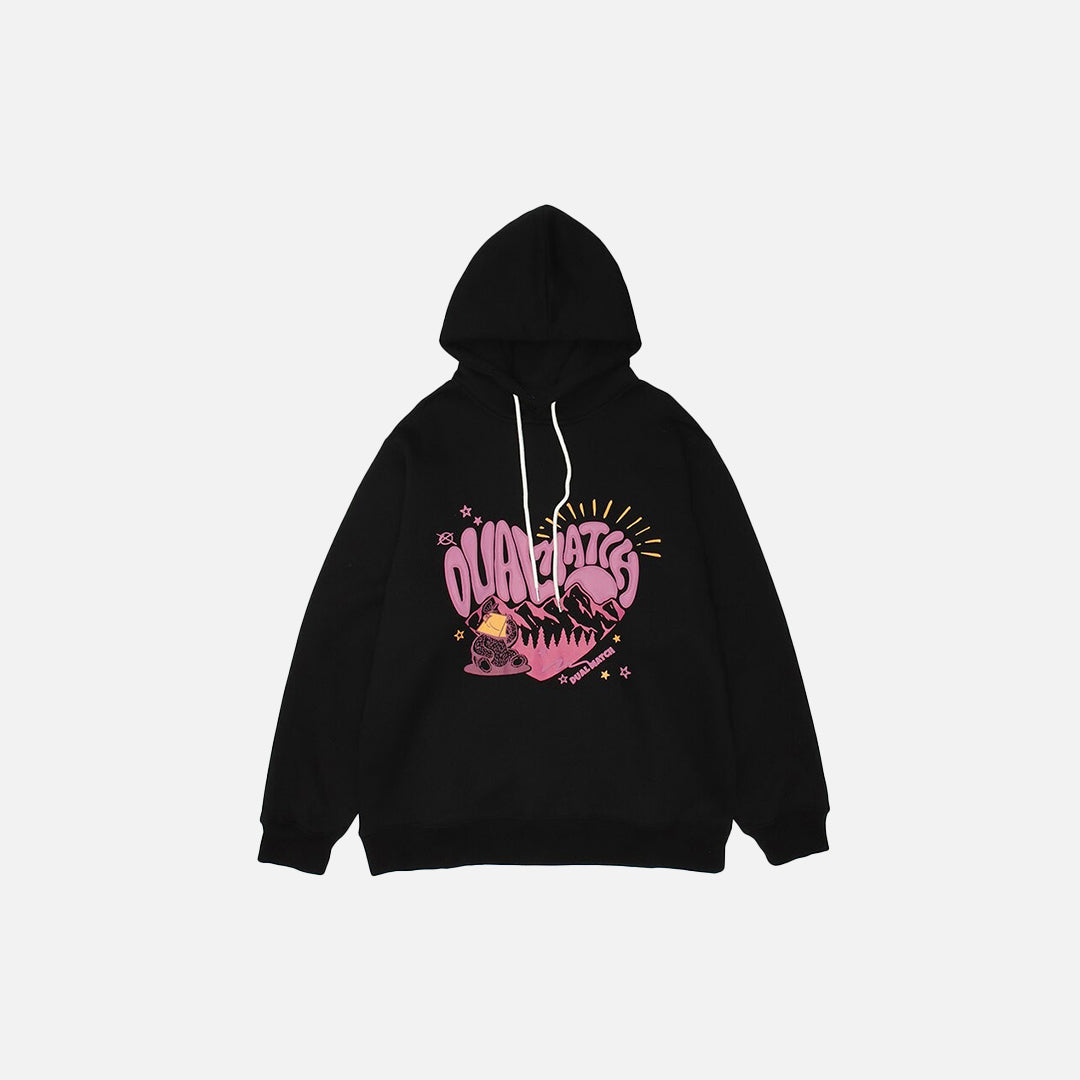 Dual Match Heart Hoodie