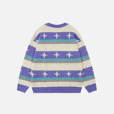 Patchwork Striped Sweater