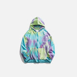 Tie Dye Zip-up Hoodie