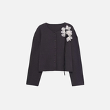 Y2K Versatile Autumn Floral Thread Cardigan