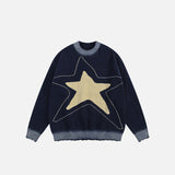 Star Print Sweater