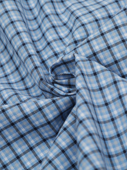 Plaid Layered Long Sleeve Shirt