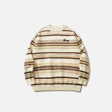 Oversized Stripped Knitted Sweater