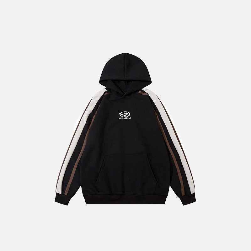Striped Oversized Hoodie
