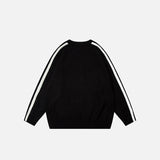 Sports Splicing Color Sweater