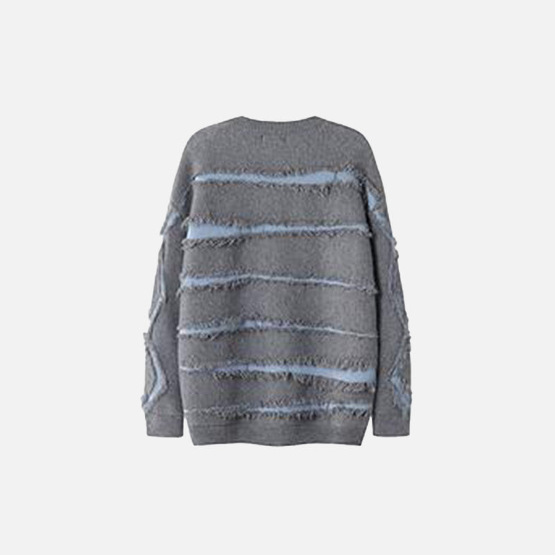 Knitted Striped Sweater