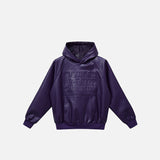 Oversized Embossed Letter Print Hoodie
