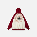 Oversized Spider Print Hoodie