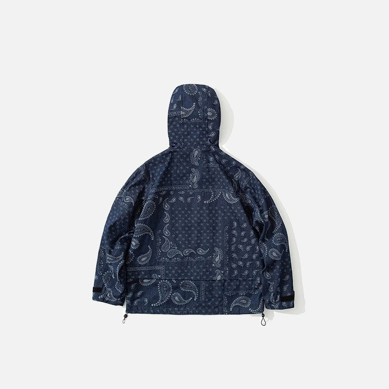 Plaid Loose Windbreaker Jacket