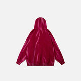 Solid Color Loose Hoodie