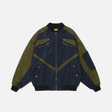 Oversized Zip-up Windbreaker Jacket