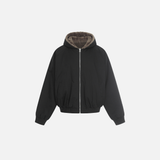 Streetwear Double-Sided Fleece Lined Hooded Jacket